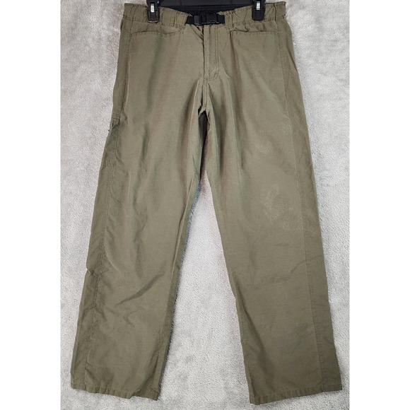 Prana Pants - Prana Pants Womens Large Olive Green Cargo Utility Outdoor Hiking Casual